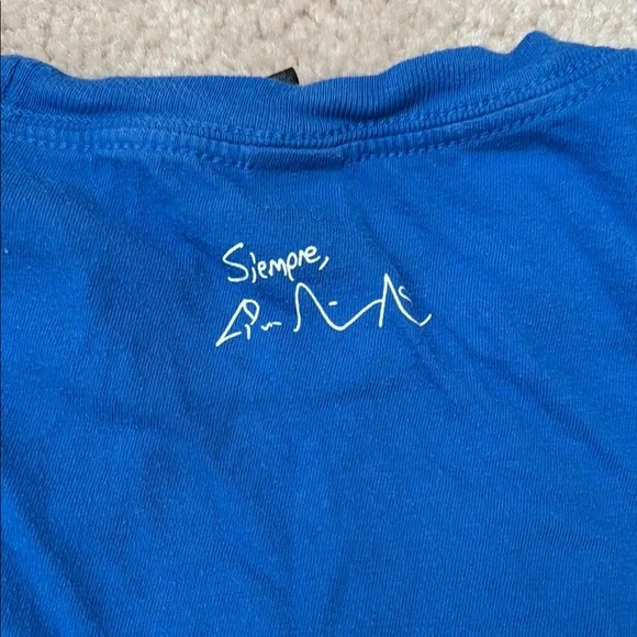 Lin Manuel Miranda Blue Kids T-Shirt, size small - Picture 7 of 7